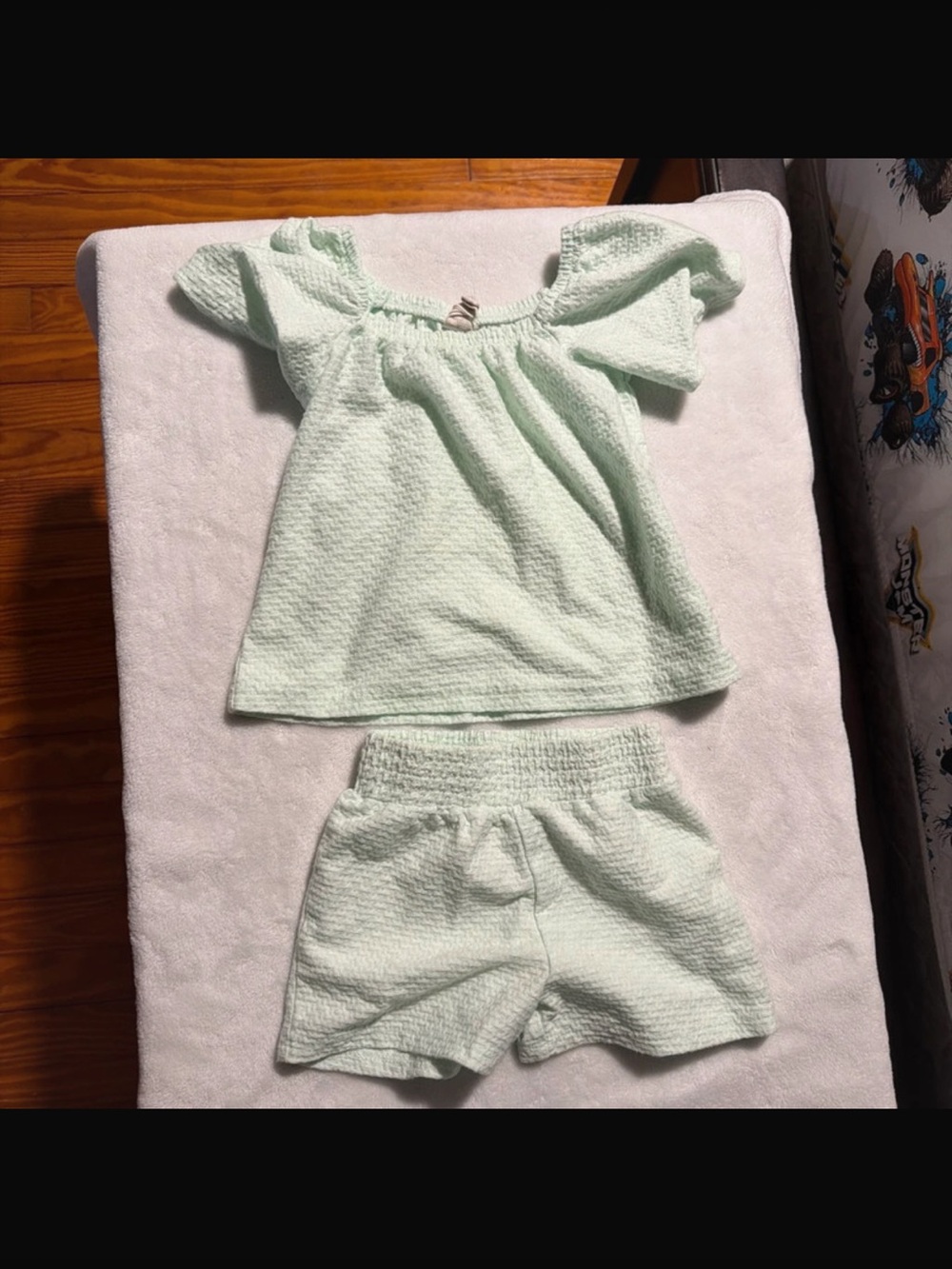 Mint toddler playwear set